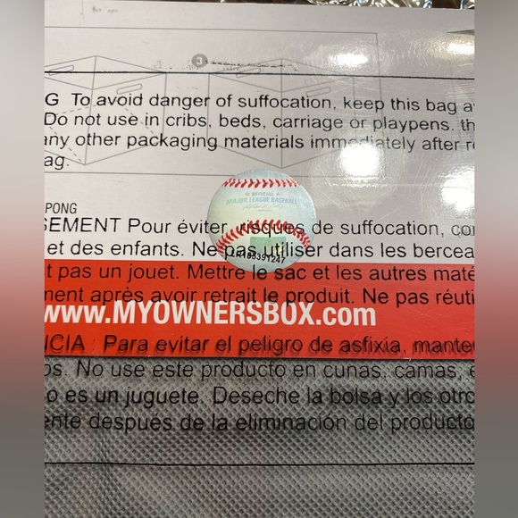 My owners box Toronto Blue Jays, collapsible cube storage box. New in package. - Picture 8 of 8